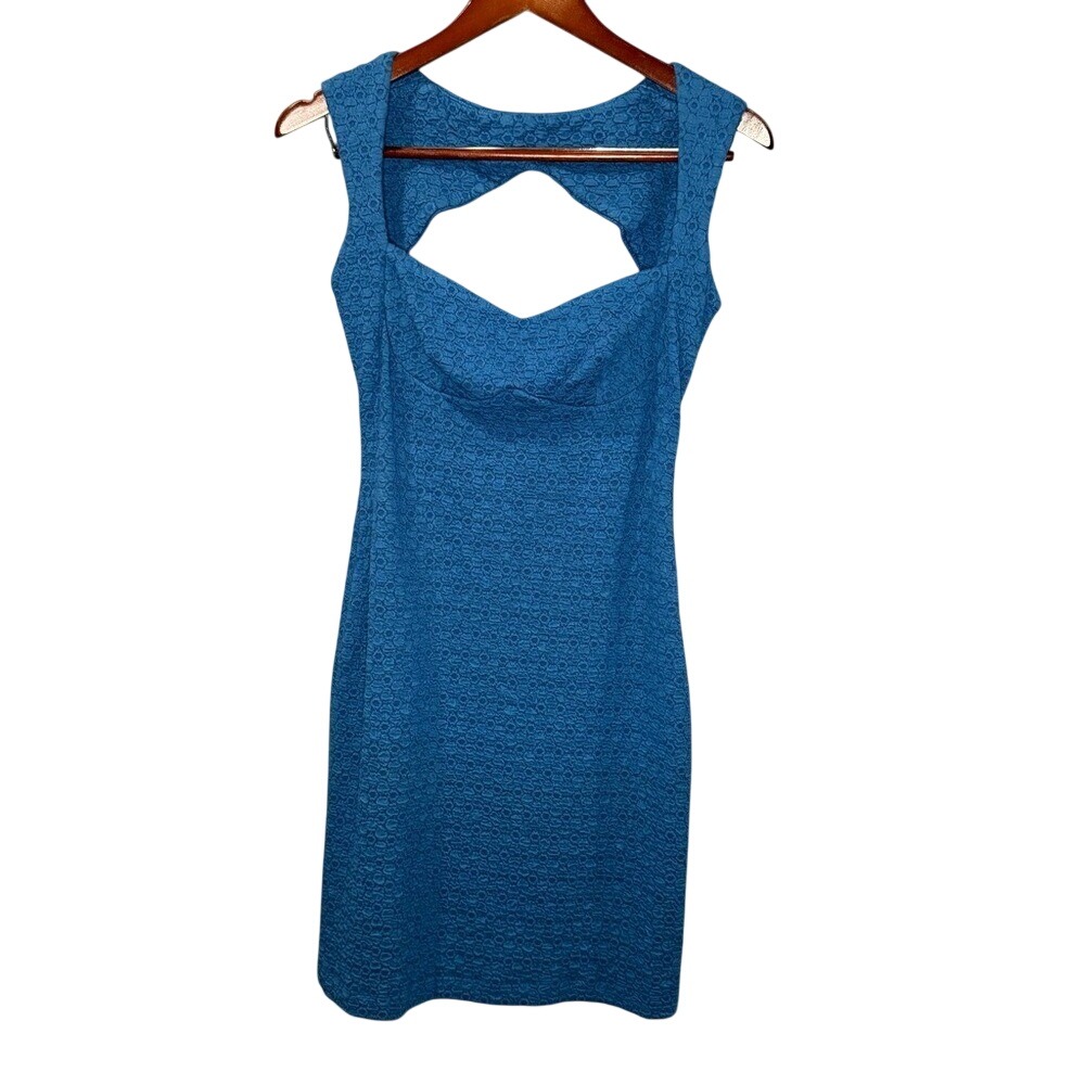 Nwt Opening Ceremony, Blue Minidress, Sleeveless, Cutout Back, Size L